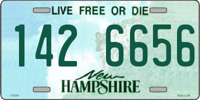 NH license plate 1426656