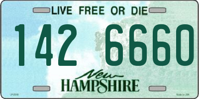 NH license plate 1426660