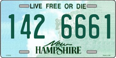 NH license plate 1426661
