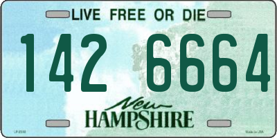 NH license plate 1426664