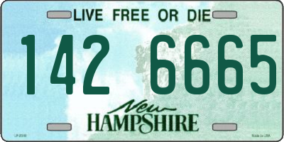 NH license plate 1426665
