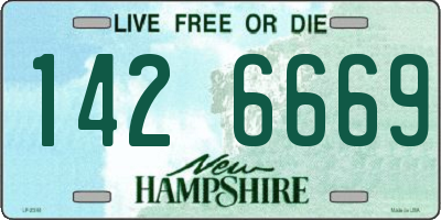 NH license plate 1426669