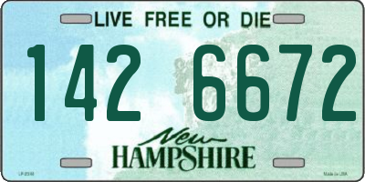NH license plate 1426672