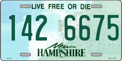 NH license plate 1426675