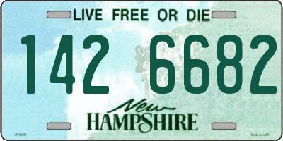NH license plate 1426682