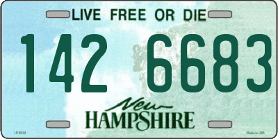 NH license plate 1426683