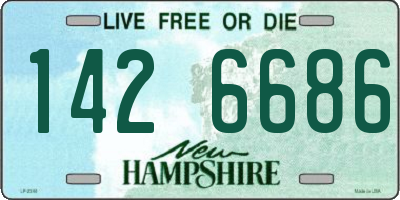 NH license plate 1426686