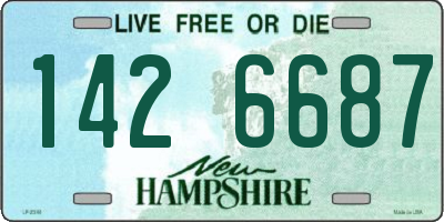 NH license plate 1426687