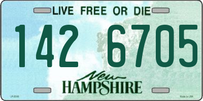NH license plate 1426705
