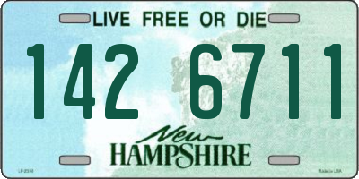 NH license plate 1426711