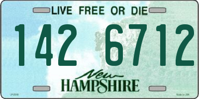 NH license plate 1426712