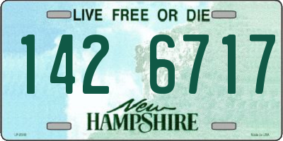 NH license plate 1426717