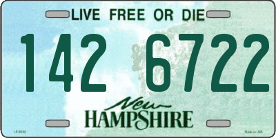 NH license plate 1426722