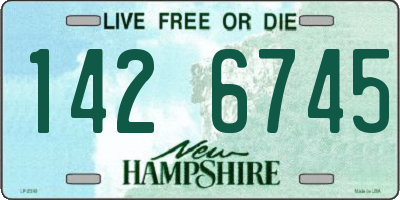 NH license plate 1426745