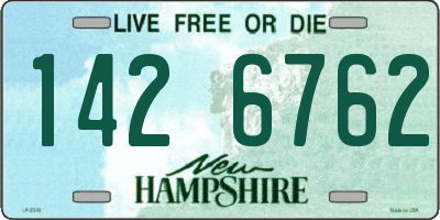 NH license plate 1426762
