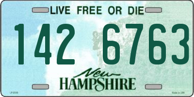 NH license plate 1426763