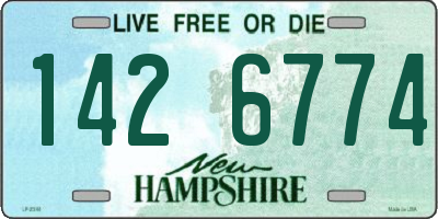 NH license plate 1426774