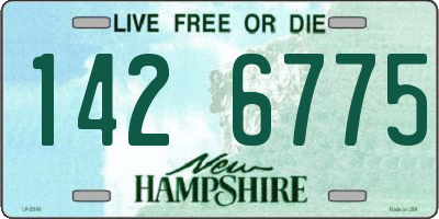 NH license plate 1426775