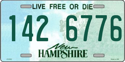 NH license plate 1426776