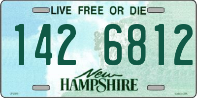 NH license plate 1426812