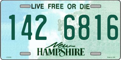 NH license plate 1426816
