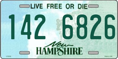 NH license plate 1426826