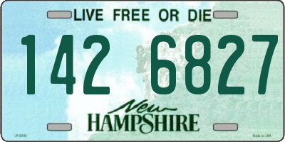 NH license plate 1426827