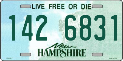 NH license plate 1426831