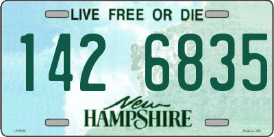 NH license plate 1426835