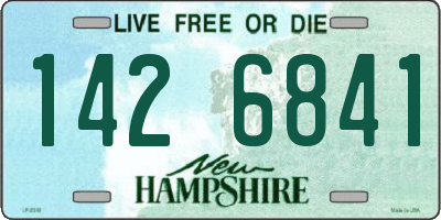 NH license plate 1426841