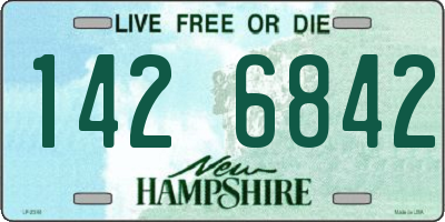NH license plate 1426842