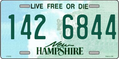 NH license plate 1426844