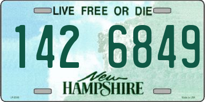 NH license plate 1426849