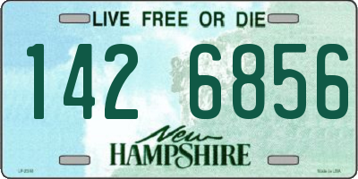 NH license plate 1426856