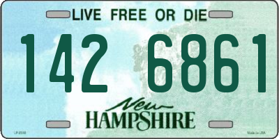 NH license plate 1426861