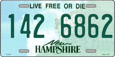 NH license plate 1426862