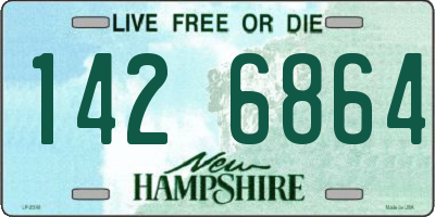 NH license plate 1426864