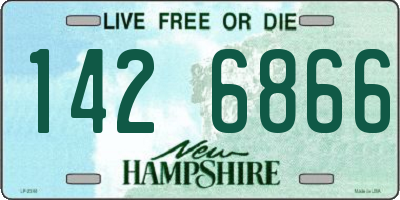 NH license plate 1426866