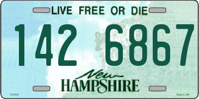 NH license plate 1426867
