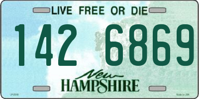 NH license plate 1426869