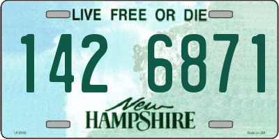 NH license plate 1426871