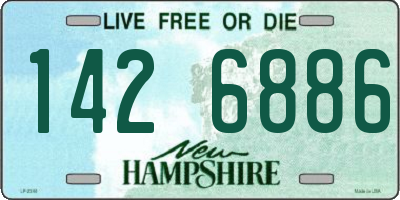 NH license plate 1426886