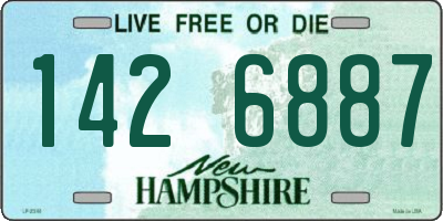 NH license plate 1426887