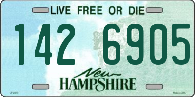 NH license plate 1426905