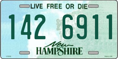NH license plate 1426911