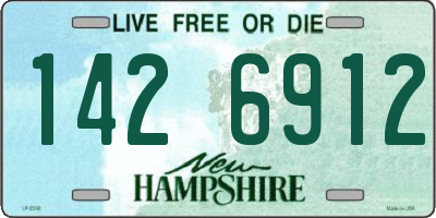 NH license plate 1426912