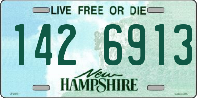 NH license plate 1426913