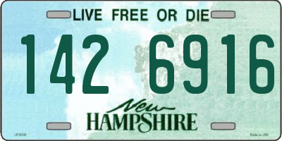 NH license plate 1426916