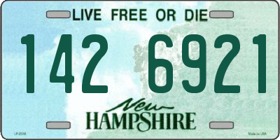 NH license plate 1426921