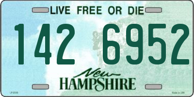 NH license plate 1426952
